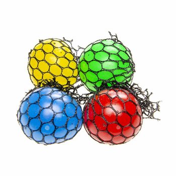 B&Oacute;NG B&Oacute;P SQUISHY LƯỚI - Đường k&iacute;nh: 5 CM - NHIỀU M&Agrave;U SẮC RỰC RỠ TRONG HỘP TRƯNG B&Agrave;Y (24 c&aacute;i)