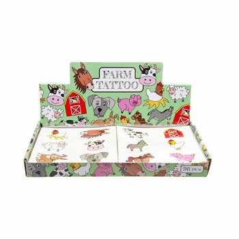 HÌNH XĂM VUI NHỘN - ĐỘNG VẬT TRANG TRẠI (96 miếng)