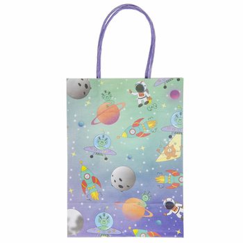 T&uacute;i qu&agrave; giấy chủ đề Kh&ocirc;ng gian - 12 C&aacute;i