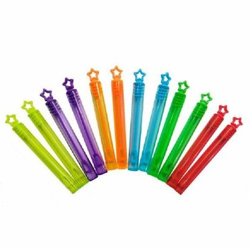 Que Thổi Bong Bóng Hình Ngôi Sao Màu Sắc (12 chiếc)