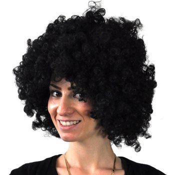 T&oacute;c Giả Afro M&agrave;u Đen (5 chiếc) - B&aacute;n Sỉ Đồ H&oacute;a Trang