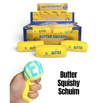 RAGE - SQUISHY BUTTER / BƠ - Ruột Bọt Biển - SLOW RISING - KT 11x4x4 Cm - HỘP TRƯNG B&Agrave;Y (12 C&aacute;i)