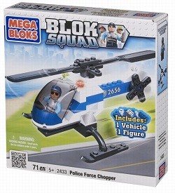 MÔ HÌNH TRỰC THĂNG CẢNH SÁT MEGABLOKS BLOK SQUAD - 2433 (1 chiếc)
