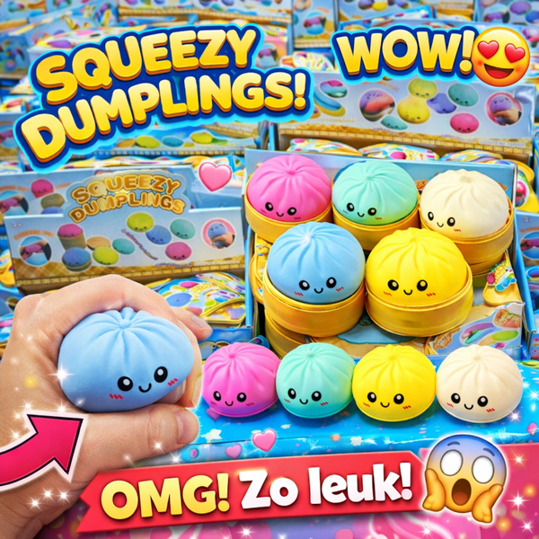 RAGE - Đồ Chơi Squishy Bánh Bao Dumpling - Squeezy
