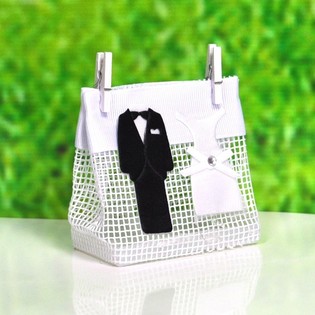 T&uacute;i Qu&agrave; Cưới K&egrave;m Kẹp Gỗ (12 chiếc)