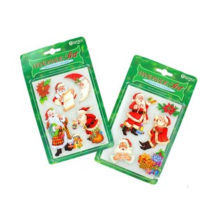 NHÃN DÁN GIÁNG SINH 3D (12 cái)