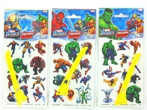 H&Igrave;NH D&Aacute;N CH&Agrave; L&Ecirc;N / TRANH C&Agrave; MARVEL HEROES (24 chiếc)