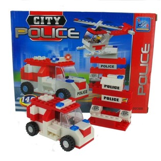 ĐỒ CHƠI LẮP RÁP CẢNH SÁT BRICKS (Bộ 2 cái)