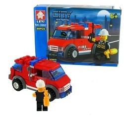 ĐỒ CHƠI LẮP R&Aacute;P CỨU HỎA BRICKS (6 bộ)