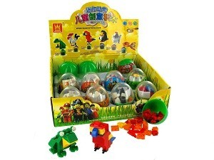 ĐỒ CHƠI LẮP R&Aacute;P BRICKS TRONG B&Oacute;NG LẮP R&Aacute;P BẤT NGỜ (12 quả)
