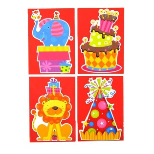 THIỆP MỜI SINH NHẬT + PHONG B&Igrave; (24 bộ)