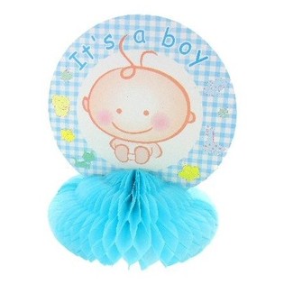 ĐỒ TRANG TRÍ BÀN TIỆC SINH NHẬT - XANH BABY (8 cái)