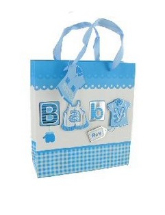 Túi Đựng Quà Sơ Sinh - Màu Xanh Baby (12 chiếc)