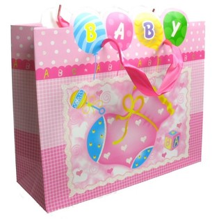 T&Uacute;I QU&Agrave; SINH NHẬT B&Eacute; - HỒNG BABY (12 c&aacute;i)