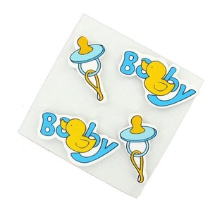 NH&Atilde;N D&Aacute;N TRANG TR&Iacute; - XANH DƯƠNG BABY (20 chiếc)