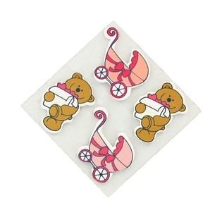 Sticker Trang Tr&iacute; - Hồng Baby (20 chiếc)