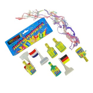 Ống Ph&aacute;o Giấy Ph&aacute;o B&ocirc;ng Party Poppers (11x5 c&aacute;i)