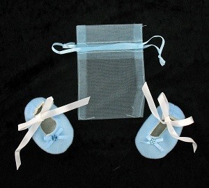 Giày Trẻ Em Mini Kèm Túi Quà - Xanh Dương (12 đôi)