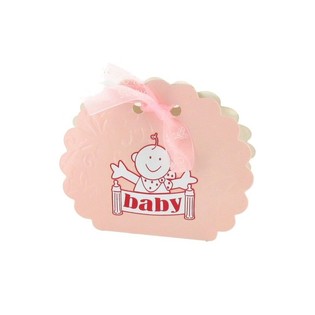 Hộp Qu&agrave; Tặng Sơ Sinh / Baby Shower - M&agrave;u Hồng (12 c&aacute;i)