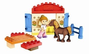 ĐỒ CHƠI CHUỒNG NGỰA PONY MEGABLOKS BLOK TOWN - 361 (2 cái)