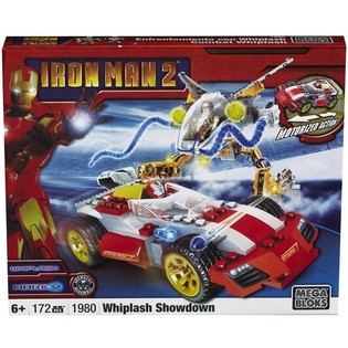 Bộ Đồ Chơi Lắp R&aacute;p MEGA BLOKS Iron Man 2 Whiplash Showdown - 1980