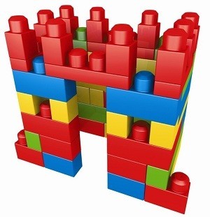 Đồ Chơi Lắp R&aacute;p MEGA BLOKS T&uacute;i Lớn (70 Chi Tiết) - 8309