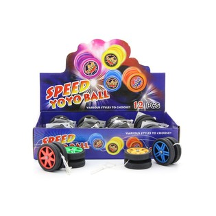 Đồ Chơi Yoyo Bánh Xe Ô Tô "Speedy" Trong Hộp Trưng Bày (12 Cái)