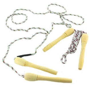 Dây Nhảy Cán Gỗ (12 cái)