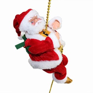 Ông Già Noel Leo Dây Có Nhạc (Bộ 2 cái)