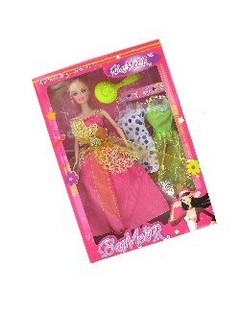 BỘ ĐỒ CHƠI BÚP BÊ LÀM ĐẸP (2 món)