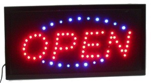 BẢNG QUẢNG CÁO LED - OPEN 2 MÀU