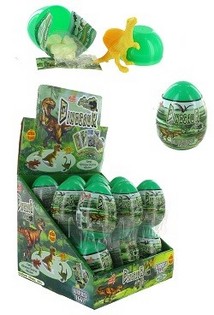 Trứng Khủng Long Đồ Chơi Và Kẹo Surprise Egg (18 chiếc)