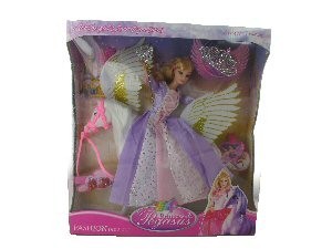 Bộ Đồ Chơi Búp Bê Công Chúa & Ngựa Thần Pegasus Kèm Phụ Kiện