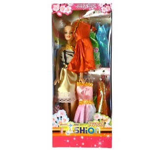 Búp bê Đồ chơi kèm 6 Váy Thêm (6 chiếc)