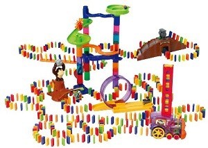 PLAYGO - Bộ Đồ Chơi Domino Deluxe T&agrave;u Hỏa Tự Động - 500 Chi Tiết