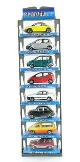 Bộ 8 Xe Đồ Chơi Kim Loại C&oacute; Vỉ Treo