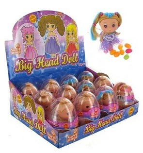 M&ocirc; h&igrave;nh đồ chơi mini k&egrave;m kẹo trong trứng (12 c&aacute;i)