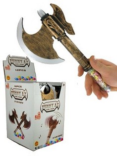 Rìu Đồ Chơi Phát Tiếng Kèm Kẹo (12 cái)