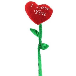 Bông Hoa Trái Tim Bằng Bông Siêu Lớn 70cm