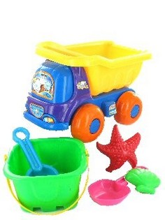 BỘ ĐỒ CHƠI BÃI BIỂN CỠ LỚN - MÔ HÌNH XE BEN (2 chiếc)