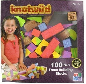 Bộ 100 Khối Xây Dựng Bằng Xốp KNOTWUD (Hộp 4 Bộ)