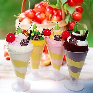 Khăn Lau Hình Kem Sorbet (2 món)