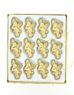 12 Thiên Thần Giáng Sinh Màu Vàng Trong Hộp