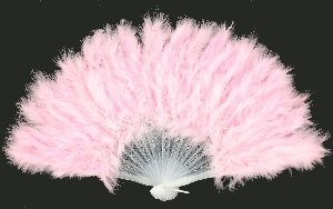 Quạt Tay Lông Vũ Plush (12 cái)