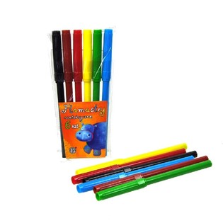 Bộ B&uacute;t Dạ 6 M&agrave;u (Hộp 24 Bộ)