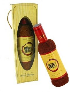 Khăn Tắm Tạo Hình Chai Rượu Vang Trong Hộp Quà (Bộ 2 cái)