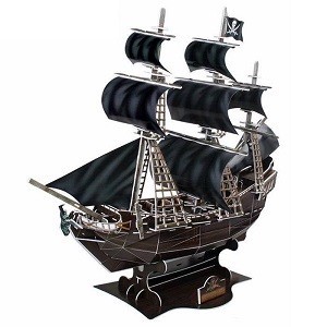 M&ocirc; H&igrave;nh Lắp R&aacute;p 3D - T&agrave;u Cướp Biển Queen Anne's Revenge