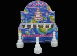 Bong Bóng Xà Phòng Đám Cưới - Hình Bánh Cưới (24 cái)