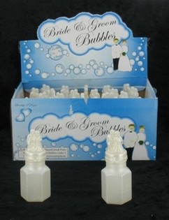 Bong Bóng Xà Phòng Đám Cưới - Mô Hình Cô Dâu Chú Rể (24 cái)