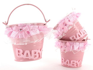 XÔ TRANG TRÍ - HỒNG BABY (12 cái)